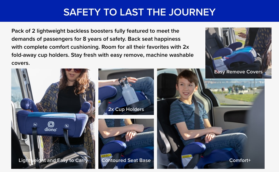 Solana® Booster Seat  diono® Booster Seats & Car Seats