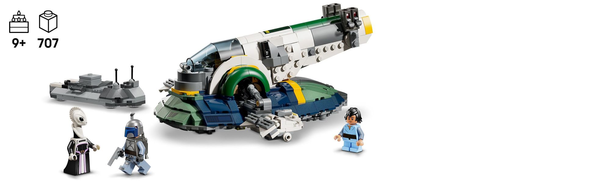 This set features iconic LEGO Star Wars characters and a buildable starship to inspire children’s imaginations.