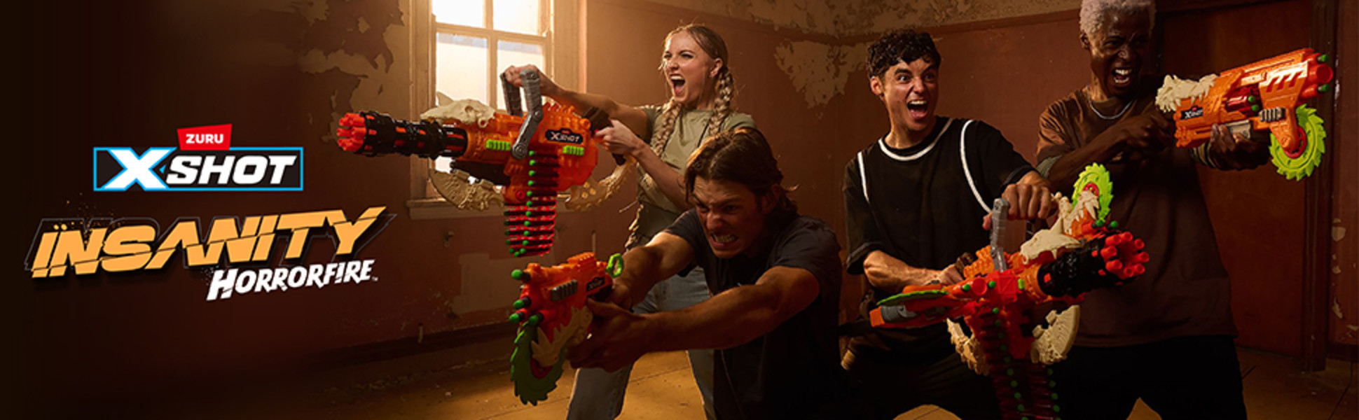 XSHOT InsanityHorror Fire Reaper X (8 Darts) Outdoor Blaster by