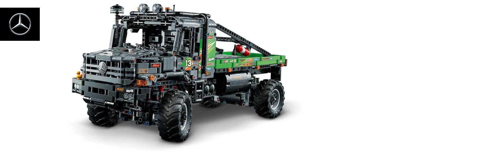 Rent LEGO set: 4x4 Mercedes-Benz Zetros Trial Truck at Lend-a-Brick