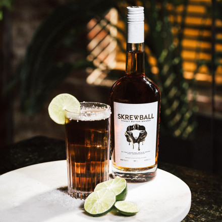 Skrewball Peanut Butter Whiskey with Natural Flavors, 750 ml