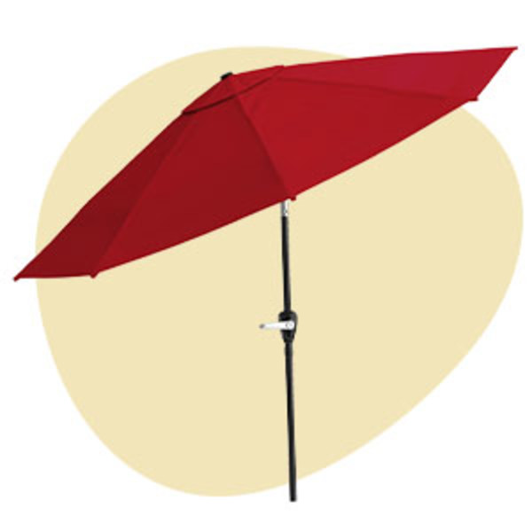 Pure Garden 10FT Patio Umbrella with Auto Tilt and Vented Pure Garden 10FT Patio Umbrella with Auto Tilt and Vented