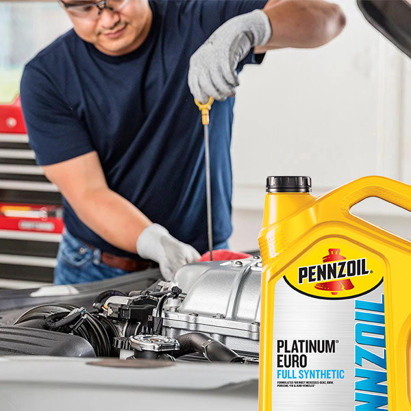 Pennzoil Platinum Euro Full Synthetic 0W-40 Motor Oil, 5