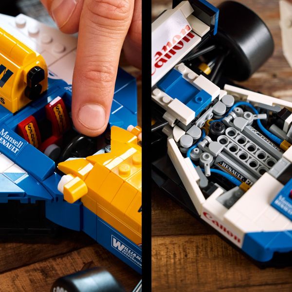 Features working steering and a detailed engine.