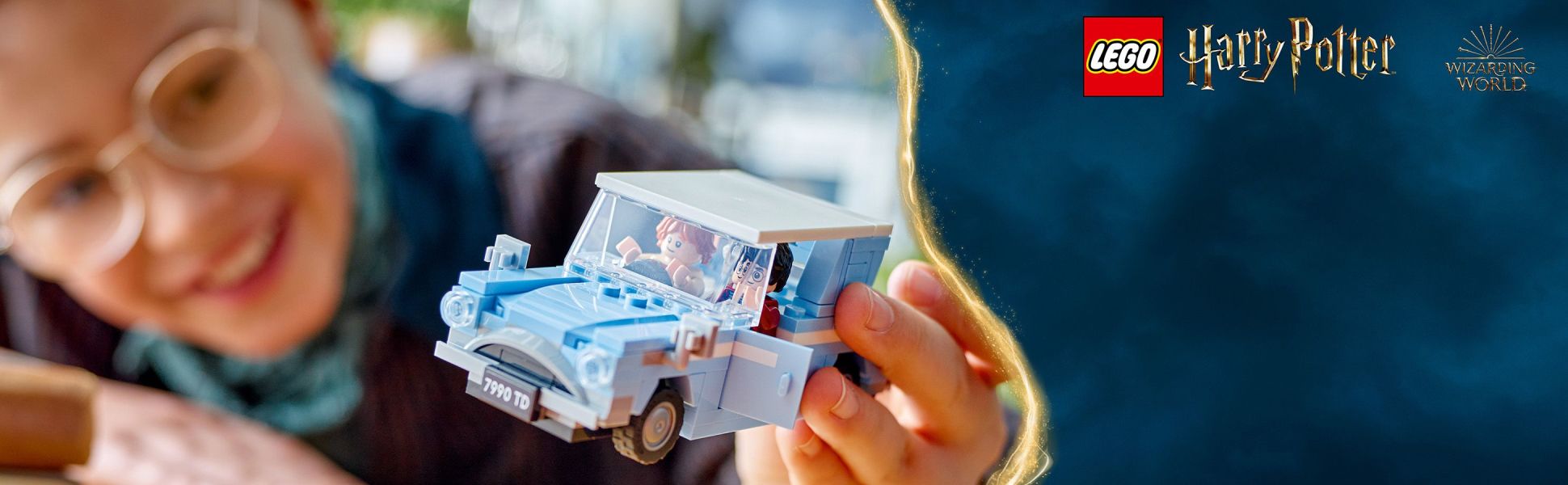 Give kids a magical introduction to the Wizarding World with this buildable model of the Weasleys’ Flying Ford Anglia car.