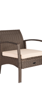 Balkene Home Bondi Outdoor All-Weather Armchair, Mocha