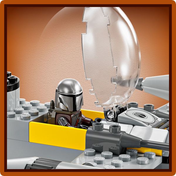 Place The Mandalorian in the cockpit.