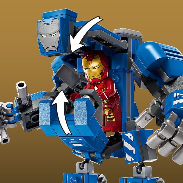 MK38 (Igor) mech’s movable limbs and an opening cockpit.
