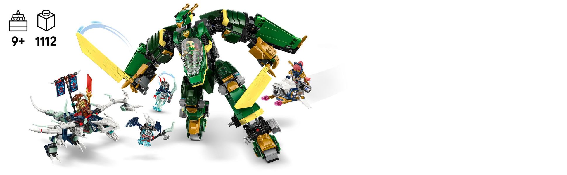 Ninja fans have all they need to play out all-action scenes from season 3 of the NINJAGO Dragons Rising TV show.