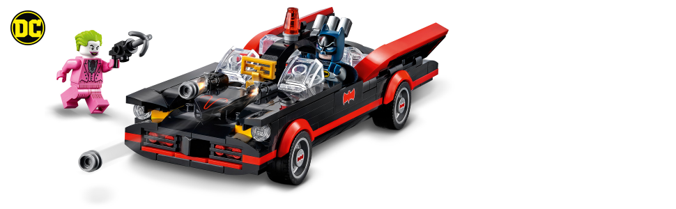  Lego Batman Classic Batmobile 76188 Building Toy with Joker  Minifigure Authentic Construction Block Set : Toys & Games