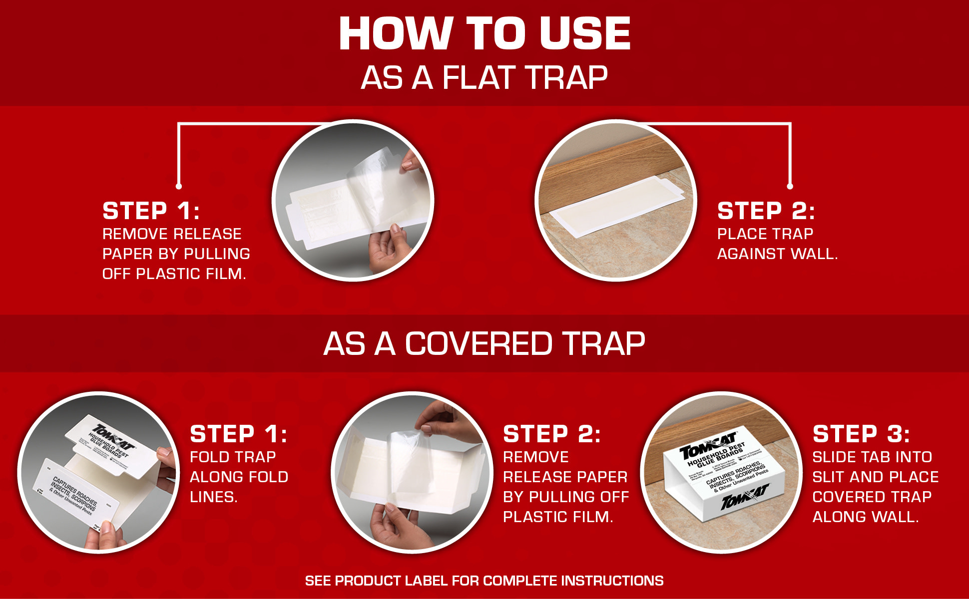 How to Use Tomcat Household Pest Glue Boards