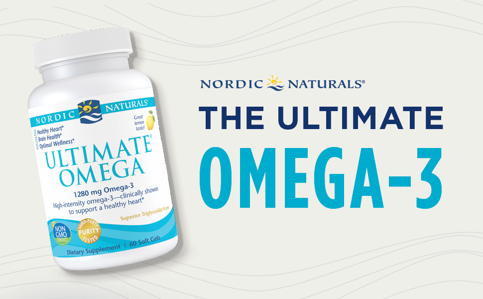 Ultimate Omega, 60 softgels - Nordic Naturals - VitalAbo Online