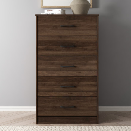 Mainstays Ardent 5 Drawer Dresser, Black - Walmart.com