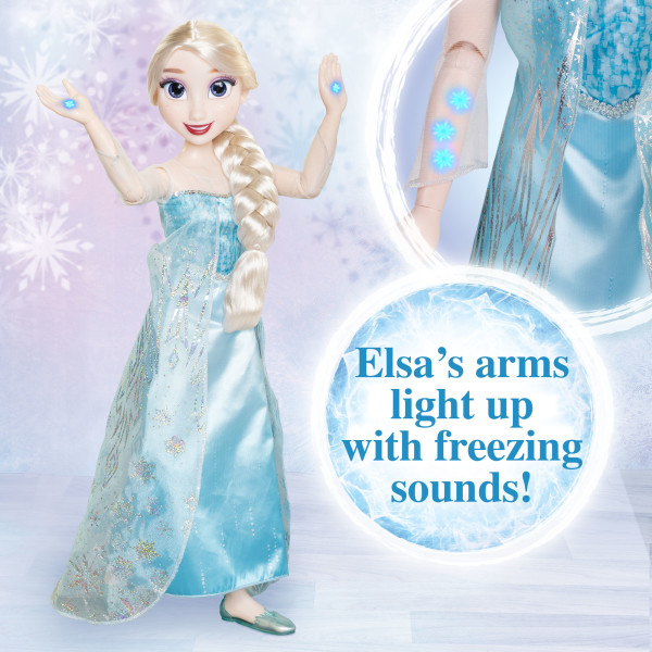 Disney's Frozen Playdate 32 inch Posable Elsa Doll with Lights