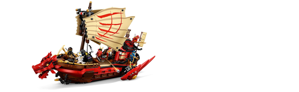 LEGO Ninjago Movie Destiny's Bounty Boat Ship Set Minifigures Walmart.com