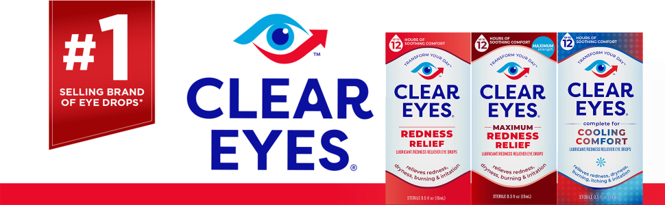 Clear Eyes Max Redness Relief Eye Drops, 0.5 fl oz - Fred Meyer