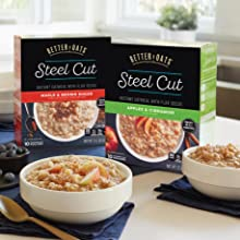 Better Oats™ Steel Cut Maple & Brown Sugar Instant Oatmeal with Flax Seeds,  1.95 oz - Fred Meyer