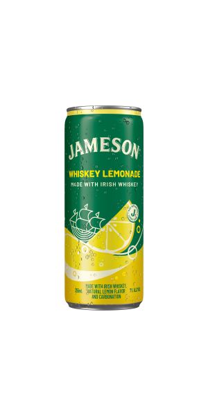 Jameson Irish Whiskey Ginger and Lime Ready to Drink Cans, 4 Pack