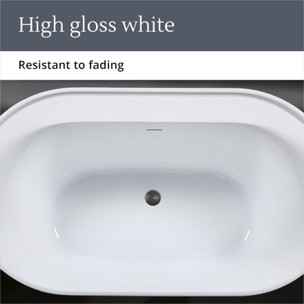 DreamLine Essence 60 in. x 34 in. Freestanding Acrylic Soaking