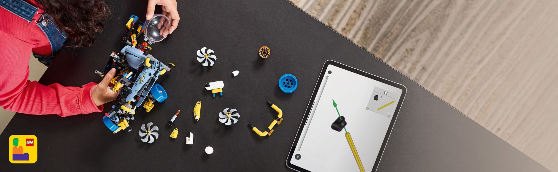 Builders can zoom in, rotate sets in 3D and track their progress using the fun, intuitive LEGO Builder app.