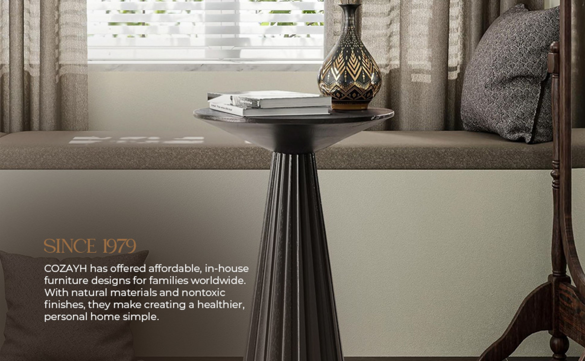 pedestal Pedestal dab 着用　最安値‼️ 早い者勝ち‼️ COZAYH, Pedestal Small Drink Table, 13.5 inches diameter, Black