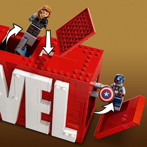 LEGO Marvel: MARVEL Logo & Minifigures Building Toy 76313 6527595