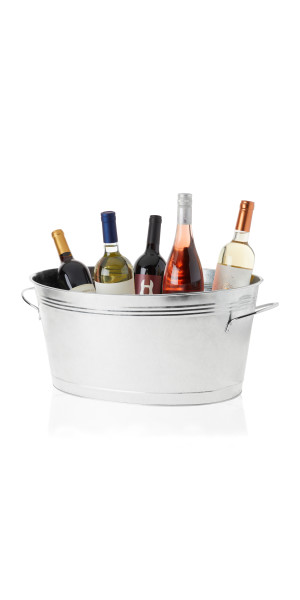 Galvanized store wine bucket