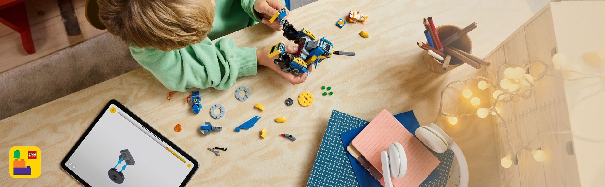 Builders can zoom in, rotate sets in 3D and track their progress using the fun, intuitive LEGO Builder app.