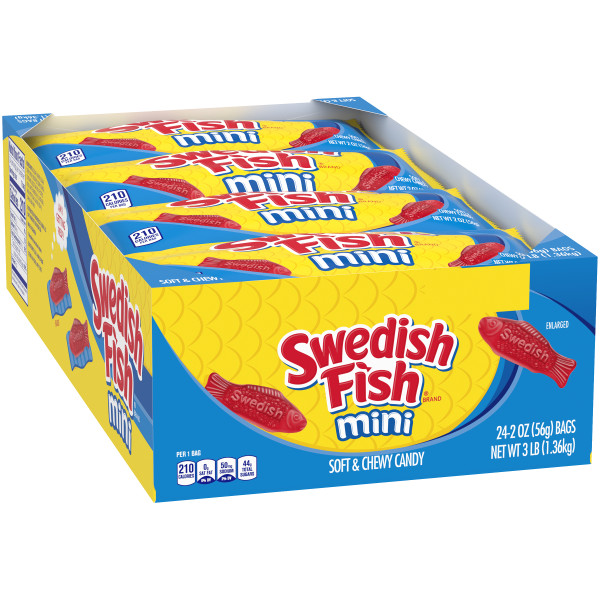 SWEDISH FISH and Friends Soft & Chewy Candy, 8.04 oz 
