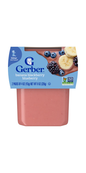 Banana Blackberry Blueberry Tub