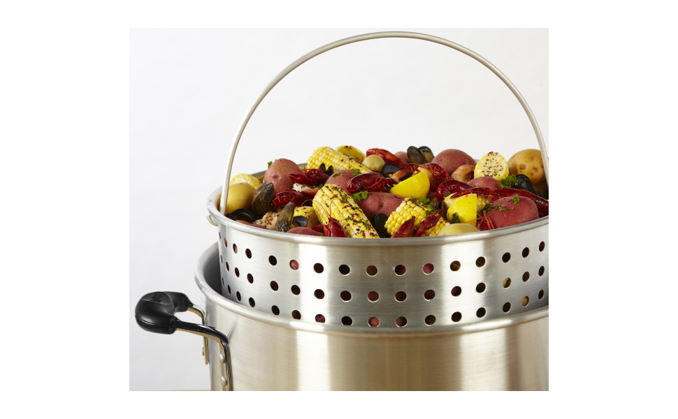 IMUSA Tamale and Seafood Steamer with Glass Lid, 32 qt - Smith's Food and  Drug