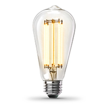Feit Electric Katalyst 60-Watt 1-Light Matte Black Modern