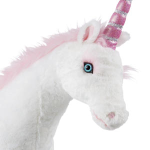 life size plush unicorn