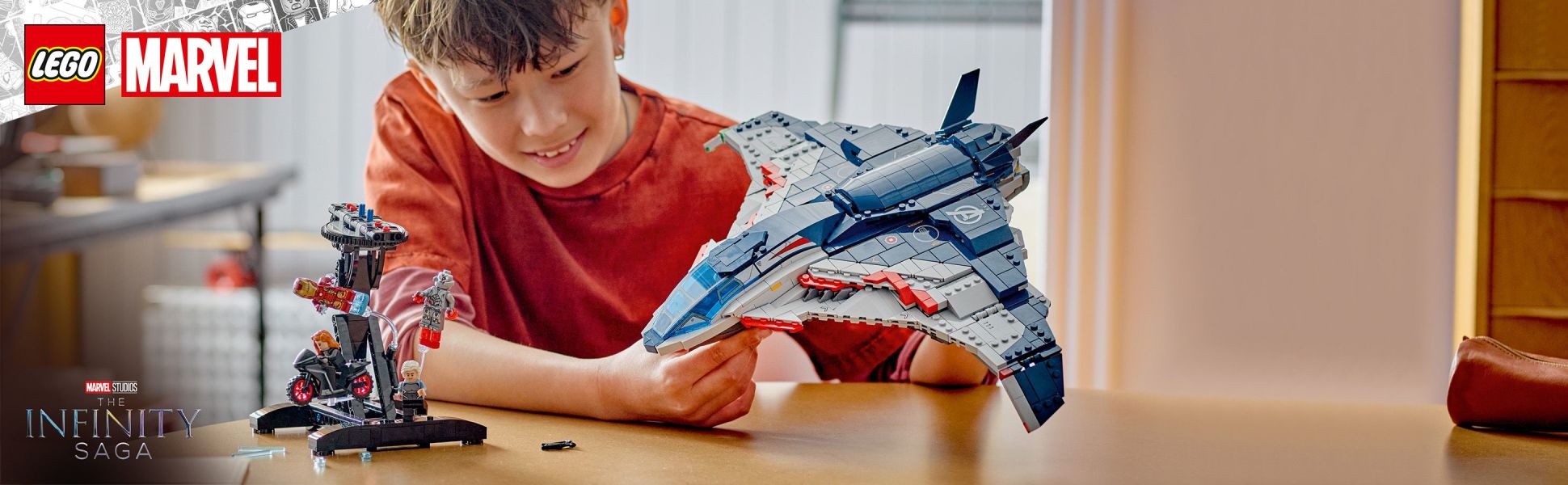 LEGO Marvel Avengers: Age of Ultron Quinjet Kids Toy for Boys