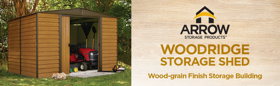 ARROW Storage Products - Woodridge Steel Storage Shed