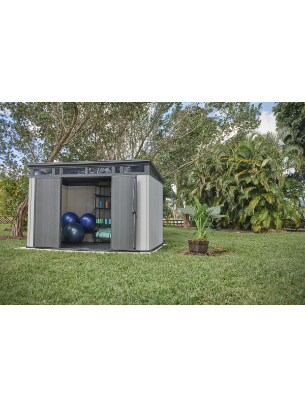 Artisan Grey Large Storage Shed - 11x7 Shed - Keter US