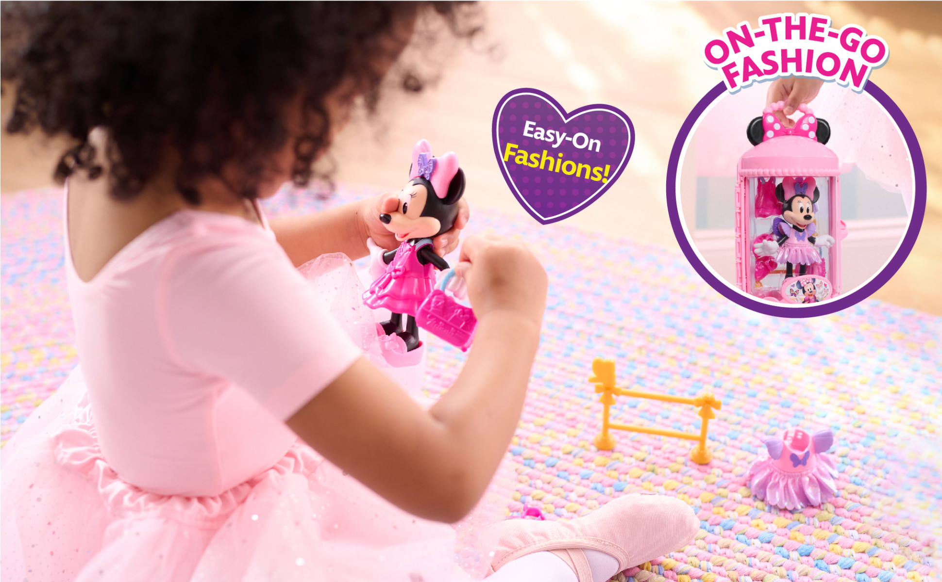 Juego Sweet Party de la muñeca Minnie Mouse Fabulous Fashion Doll de Just  Play
