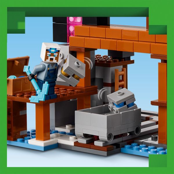 Use the minecart to extract precious ores from the mine.