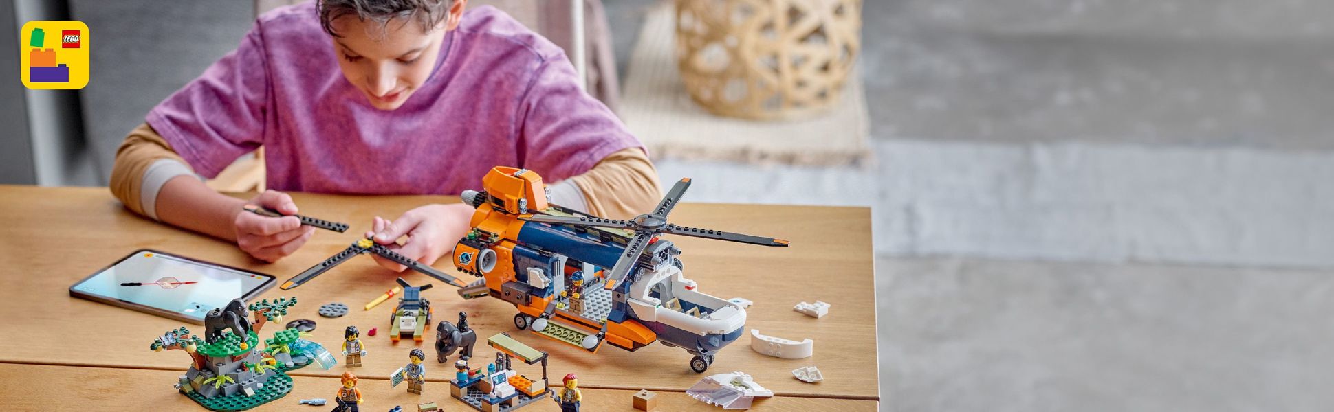 Builders can zoom in, rotate sets in 3D and track their progress using the fun, intuitive LEGO Builder app.