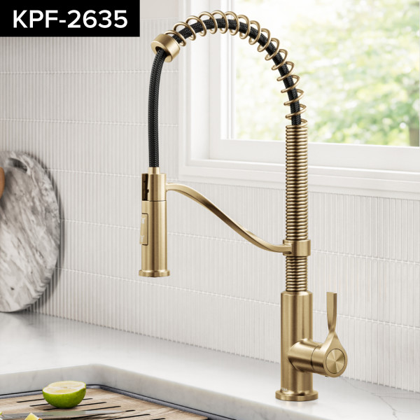 KRAUS Torak Spot Free Stainless Steel 19.13 in. H Pull Down