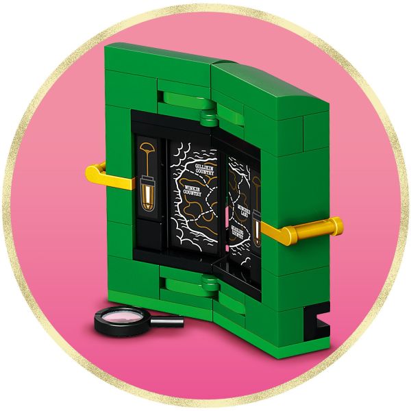 Pull out the secret compartment and peruse the map of Oz.