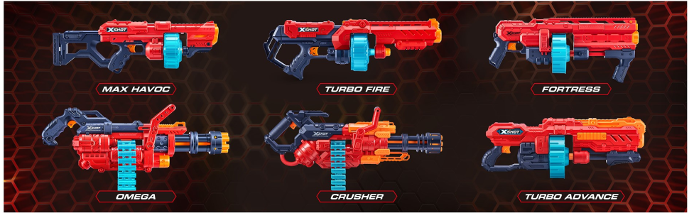 XShot エクセル クラッシャー 35 XShot Excel Crusher Foam Dart Blaster Comes with 35-Dart