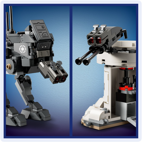 The AT-RT and defense tower each have a dual stud shooter.