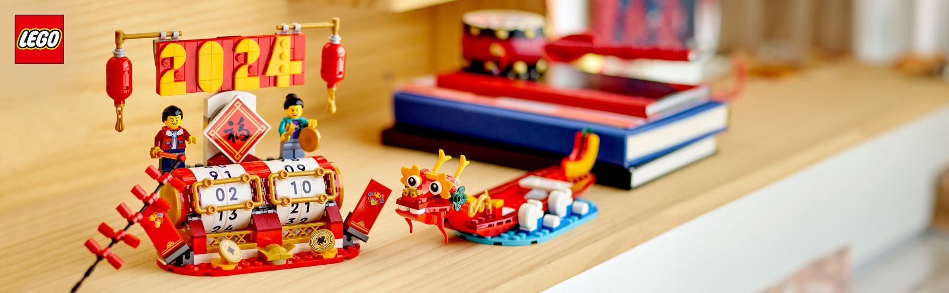 Kids aged 10 and up will enjoy showcasing this LEGO Festival Calendar during Lunar New Year and the Dragon Boat festival.