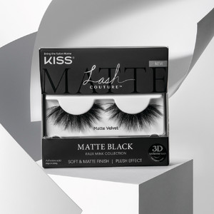 Lash Couture Matte Black Faux Mink, Matte Velvet