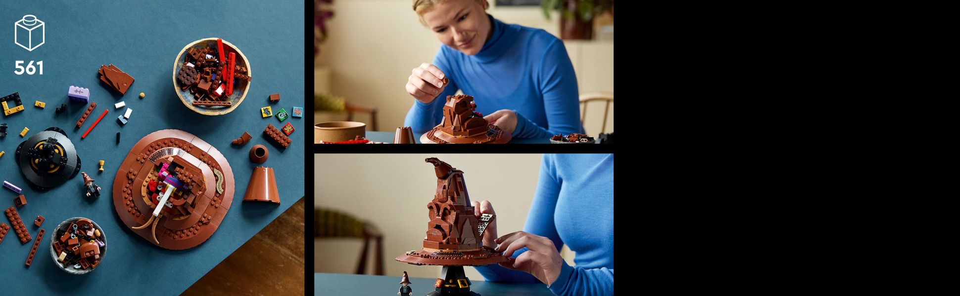 Enjoy building and playing with the first-ever LEGO Harry Potter model with a sound brick, which brings it to life.