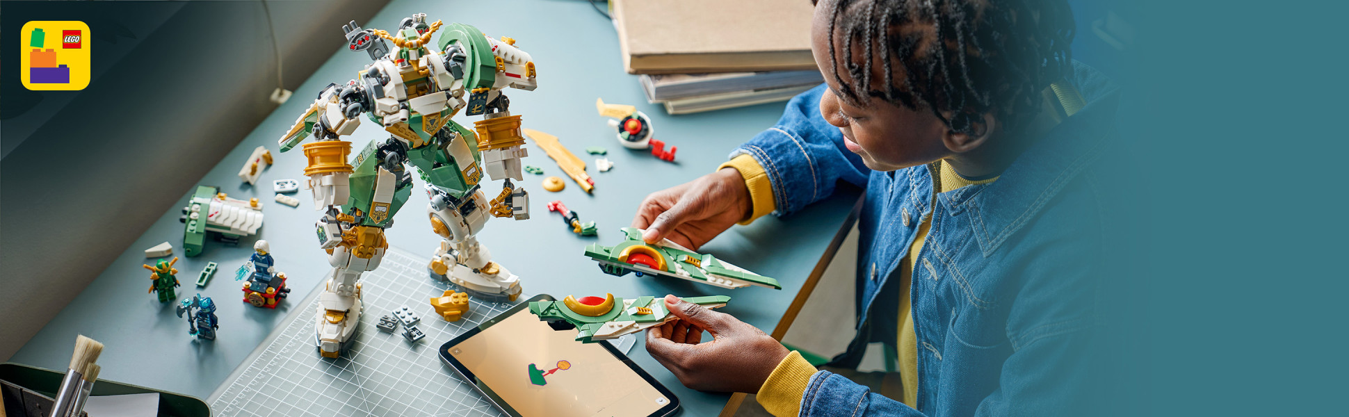 Builders can zoom in, rotate sets in 3D and track their progress using the fun, intuitive LEGO Builder app.