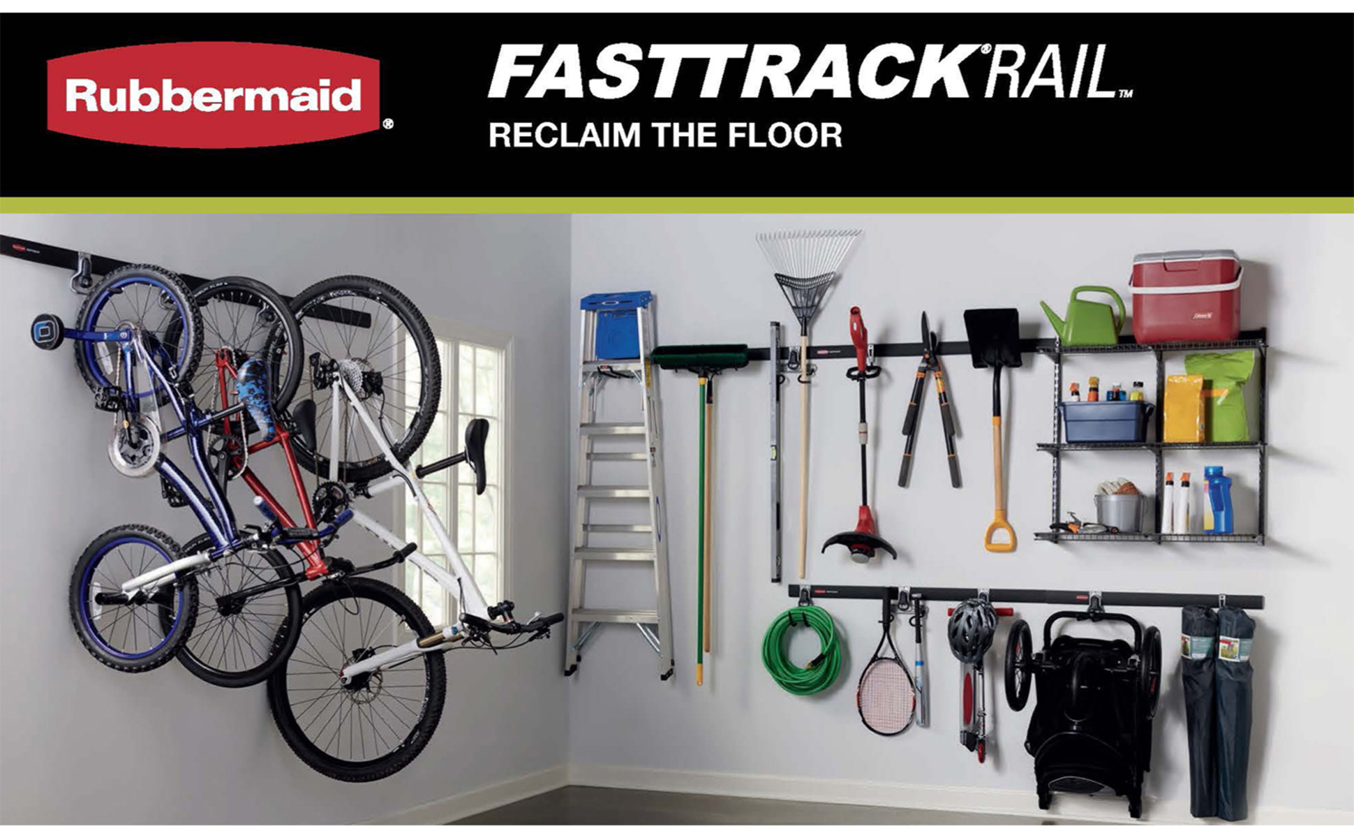 Rubbermaid fasttrack bike sale