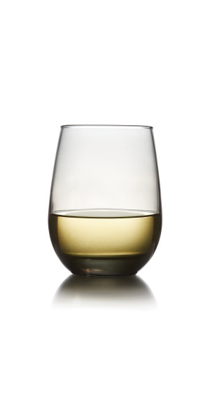 Libbey Classic Smoke Stemless Wine Glasses, Set of 6