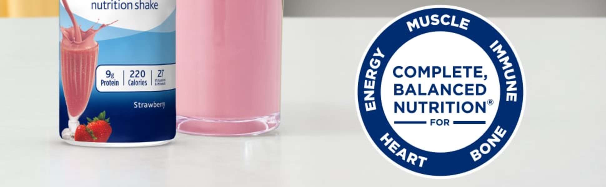 Ensure Original shakes are Complete, Balanced Nutrition.